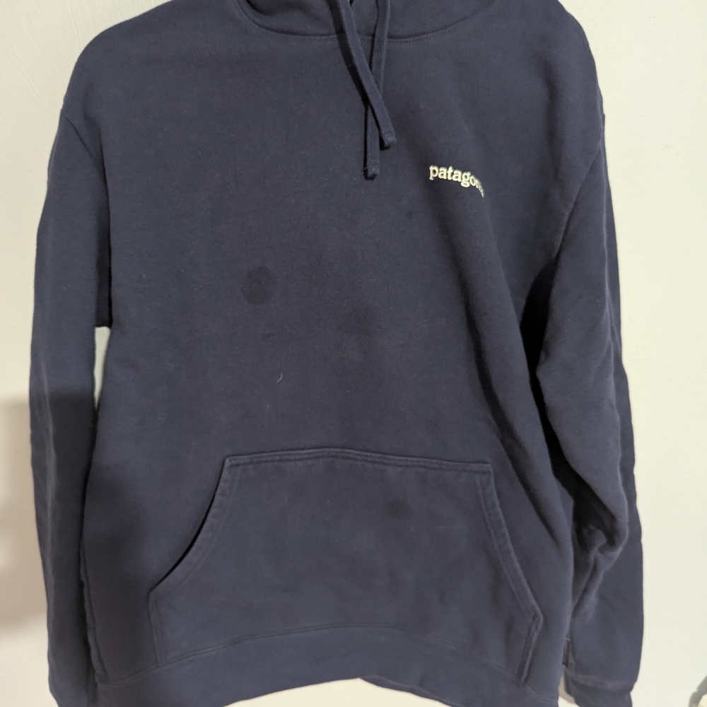 Patagonia Men's Dark Blue Hoodie